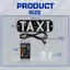Đèn LED taxi LACYESUK RGB, Điều khiển từ xa Dải đèn linh hoạt đổi màu Đèn taxi, Điện áp 5-6V Đèn LED ô tô rỗng nhiều màu chạy bằng USB Đèn báo ô tô Dải đèn ô tô