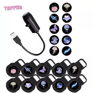 Đèn bầu trời đầy sao hình con bướm mơ mộng YOFFOR, chủ đề đại dương