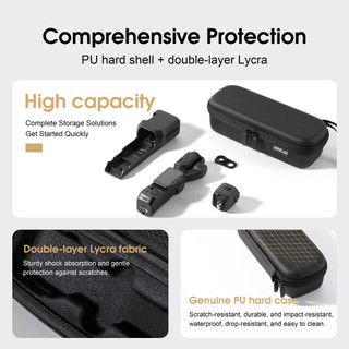 Dành cho hộp đựng Insta360 Luna Ultra, túi đựng máy nghe nhạc đơn, camera nghiêng chảo, phụ kiện lưu trữ kèm theo đầy đủ