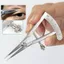 FUHUIOT Eyelid Caliper, Caliper nhãn khoa bằng thép không gỉ 20mm, Oculoplastic Đầu cố định Điều chỉnh vít Đầu thẳng / uốn cong Dụng cụ mắt Phẫu thuật nhãn khoa