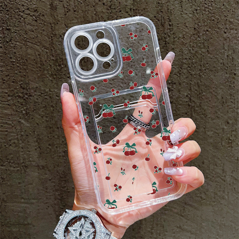 Ốp Lưng Có Đựng Thẻ Cho Samsung Galaxy A57 A02 A03 A04 A03S A05 A05S A06 A07 A17 A12 13 A14 A15 A16 A20 A22 A34 A54 A31A32 A35 A33 A50 A51 A52 A55 A56 A70 Hoa Màu Xanh Nhạt
