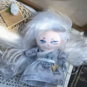 Chính Hãng Cotton Búp Bê Quần Áo Cổ Bé Thiết Kế Quần Áo Dễ Thương Màu Xanh 20cm Phong Cách Trung Hoa Chính Hãng Hanfu Sang Trọng 6.10