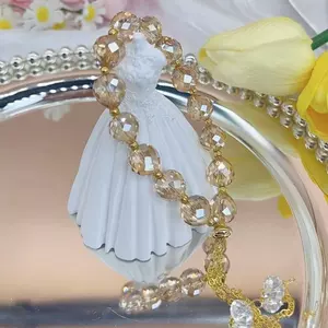 Sang Trọng Pha Lê Bện Vòng Tay Nữ Niche Thiết Kế Vòng Tay Độc Đáo Đơn Giản Sinh Viên Bạn Gái Influencer Vòng Tay Trang Sức Tay
