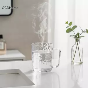 Cốc đựng bàn chải đánh răng bằng nhựa trong suốt GCDHome có tay cầm Giá đỡ đa năng cho dụng cụ rửa miệng và làm sạch răng HOT