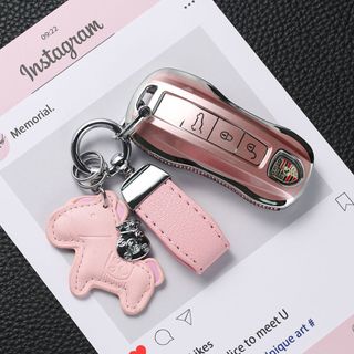 Vỏ chìa khóa xe Porsche TPU Diamond Thích hợp cho cayenne / Palamela / macan / Maca / 718 / cayenne / taycan / 911