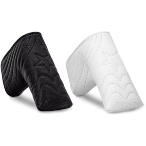 Câu Lạc Bộ Golf Bao Ngôi Sao Thẳng Hình Bán Nguyệt Putter Cover Đơn Giản Phong Cách Mới Câu Lạc Bộ Đầu Nắp Bao Da