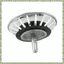 Đường kính 78MM Bộ lọc bồn rửa nhà bếp bằng thép không gỉ Nút chặn chất thải Bộ lọc bồn rửa