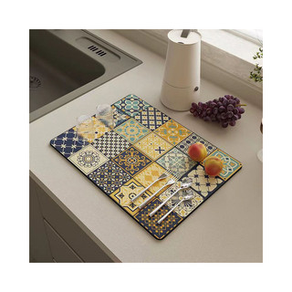 Diatom Bùn Coaster Châu Âu Cổ Điển Hộ Gia Đình Món Ăn Chống bỏng Tấm Cách Nhiệt Nhà Bếp Mặt Bàn Thoát Nước Miếng Lót