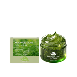 Mặt nạ Gel Hỗ trợ giảm mụn HANCHOBIT Mugwort 50g - Mặt nạ làm dịu & giảm màu đỏ cho da chống mụn