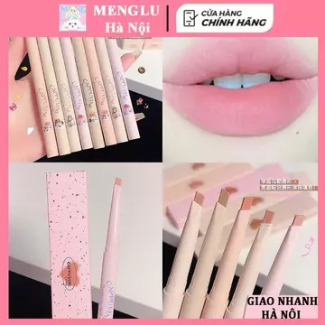 Son lót viền môi Cappuvini nhung lì chống thấm nước màu hồng đất hồng đào tện dụng