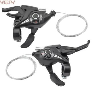 WEETW Xe Đạp Sang Số Đòn Bẩy, 3x7 21 Tốc Độ 3x8 24 Tốc Độ 21 Tốc Độ Xe Đạp Sang Số, Xe Đạp Kích Hoạt Cần Số Cần Số Phanh Đen Cần Số Xe Đạp Leo Núi Sang Số Bộ Phụ Kiện Xe Đạp