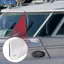 <cosyh>Self Stick Rain Gutter for Roof Drain Diverter For Cars Vans RVs and Boats White