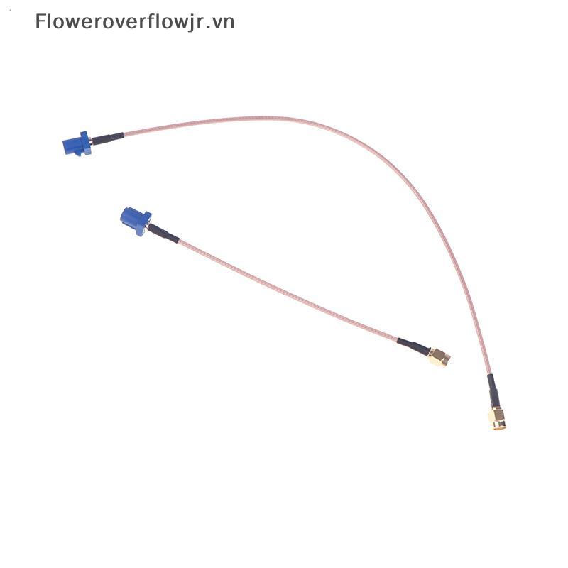 FJR GPS Ăng Ten Adapter Fakra C Sang SMA Nam RG316 Cáp Đuôi Heo Cho Xe DVR Điều Hướng HOT