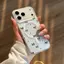 Ốp lưng iPhone 16/15/14/13 Pro Max Bướm Bạc Nhẹ Nhàng Thanh Lịch Chống Trầy Cao Cấp