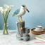 Các bức tượng mòng biển bằng gỗ Thiết kế máy tính để bàn sáng tạo Trang trí bờ biển cho văn phòng tại nhà