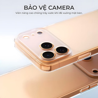 Ốp Lưng Siêu Mỏng Nhám Mờ cho iPhone 17 Pro Max Không Bám Vân Tay