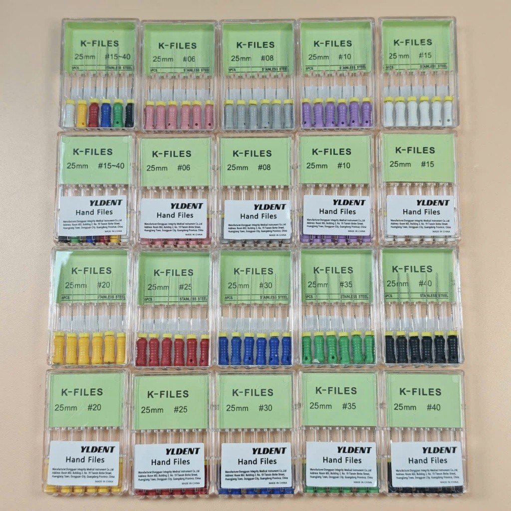 Trâm tay nội nha YLDENT - Nong Dũa K Files, H Files Reamers - Hàng có xuất VAT