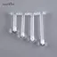 AqToCna 10 Chiếc Acrylic Trong Suốt Môi Stud Xuyên Vòng Sụn Tai Thanh Tragus AqToCna