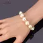 AqToCna 3in1 Bộ Thanh Lịch Mô Phỏng Ngọc Trai Nelace Bông Tai Vòng Tay Dài Nelace Nữ Cô Dâu Cưới Trang Sức Quà Tặng AqToCna