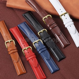 Dây đeo đồng hồ da thật 12-24mm Dây đeo đồng hồ da bò mềm dành cho nam nữ Vòng đeo tay kinh doanh
