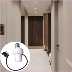 Giá đỡ ổ cắm Cinna E27 có góc điều chỉnh độ sáng cho nhiều loại bóng đèn