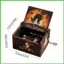 Halloween Hộp Nhạc Vintage Tay Quay Khắc Hộp Nhạc Quà Tặng Rõ Ràng Cổ Điển Halloween Khắc Hộp Nhạc saixit2vn