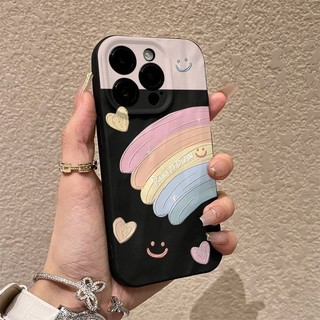 Dành Cho iPhone 16promax Ốp Lưng Điện Thoại rainbow15promax 16pro 16plus 16 Ốp Mềm 15pro 15 14 13 11 Nữ Nam xsmax xr