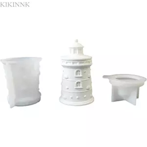 Khuôn Silicon KIKIN Cho Lọ Bảo Quản Ngọn Hải Đăng Với Giảm Chi Tiết Cho Nhựa Và Hộp Đựng Trang Trí
