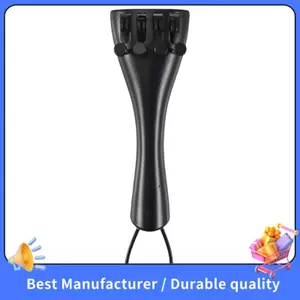 3 / 4 4 / 4 Violin Fiddle Tailpiece Hill Style với 1 chiếc Tailgut Tailcord 4 Fine Tuners Hợp kim nhôm Mạnh mẽ