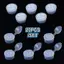 Springevenstar 20 Chiếc Đường Kính 24 Răng Nắp Chai Nhựa Thay Thế Nắp Nắp Cho Sữa Dưỡng / Mực Chai Mỹ Phẩm Nắp Chai Phụ Kiện Springevenstar