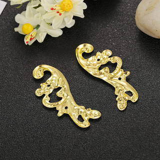 Tự Làm Kẹp Tóc Chất Liệu Kim Cương Hình Dài Kim Loại Hoa Mảnh Tinh Tế Hoa Mảnh Kim Loại Vương Miện Phụ Kiện Tóc Phụ Kiện Trang Phục KIJB
