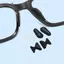 AqToCna 5 Cặp Kính Mắt Chống Trơn Trượt Miếng Đệm Mũi Silicon Mềm Tự Dính Kính Giữ Mũi Lâu Dài Kính Mắt Hỗ Trợ Mũi AqToCna