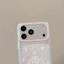 Ốp Cho iPhone 17 Pro Max 16P 15 Sáng Tạo Chảy Cát Cát Nữ Tính Hoa Ngọt Ngào Thỏ Thỏ Họa Tiết Mềm TPU Chống Sốc Vỏ Điện Thoại Chống Trầy Xước Vỏ Bảo Vệ