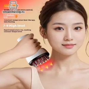 Nhíp 1 Chiếc Điện Gia Đình Guasha Cạo Massage Cupping Máy Mát Xa Toàn Thân Lon Hút Hút Cốc Làm Nóng Đốt Mỡ Máy Mát Xa Chống cellulite VN