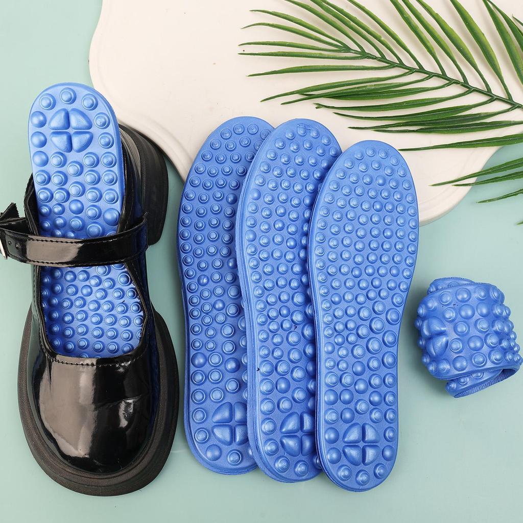 1 / 3 / 5 Đôi - Giày Massage 5D Đế Full Palm Acupoint Massage Bàn Chân Nam Nữ Sức Khỏe Giảm Mệt Mỏi Chân Thể Thao Mềm Đế Thường Ngày