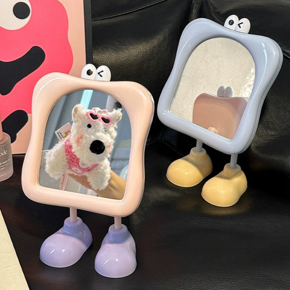 Gương Trang Điểm Để Bàn HomeMate Xoay 360 Độ, Gương Makeup Mini Chân Đứng Cute Nhỏ Gọn Decor Bàn Học