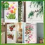 SWEET Có Thể Tháo Rời Hoa Bướm Tự Dính Tủ Lạnh Stiers Nhiều Màu Sắc Decals Dán Tường Trang Trí Tủ Lạnh Cho Căn Hộ n
