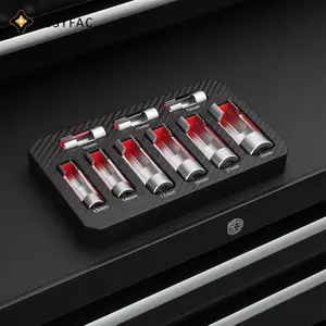 JCSYFAC Đa Năng 9 Cái Cảm Biến Oxy Soet 10-22mm Offset Cờ Lê Tẩy Bộ Dụng Cụ Cho Xe Cơ Khí Nhà Để Xe Làm Việc Mới