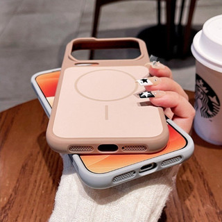 Vỏ hút từ tính tản nhiệt bên rỗng cho XIAOMI 17 Pro max 17 15 14 Pro Vỏ bảo vệ da Vỏ nhựa TPU mềm chống rơi