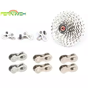 Một cặp xích xe đạp đường núi Magic Bule 8s / 9 / 10 / 11 / 12 Dây xích tốc độ Qui Release Bule [MỚI]