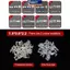 MAKY 100 Chiếc Kính Không Vành Chiều Dài 7mm / 2.2mm Cắm Cao Su Đôi Lo Bule Cho Kính Theo Đơn Phụ Kiện Thiết Bị VN