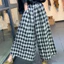 VN Women 's Cuclottes 2026 Styles, Size Lớn, Được Làm Bằng Chất Liệu Vải Lanh Cotton Giả, Họa Tiết Kiểm Tra, Phong Cách Thường Ngày, Chín Túi (Tám Túi Thông Thường Và Túi Dây Kéo), Thích Hợp Cho Mùa Mới Mùa Xuân Mùa Hè, Lỏng Lẻo Phù Hợp Với, Cái nhìn mỏng