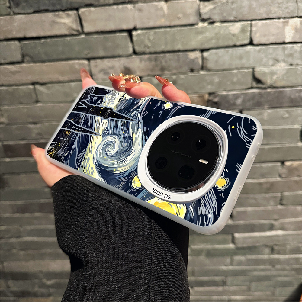 Dành cho Honor Magic 8 Pro / 7 Pro / 6 Pro GT Pro Win RT “Bầu trời đầy sao ” Vỏ điện thoại cứng Micro Matte / Honor 400 / 300 X9D X9C Vỏ Honor chống sốc