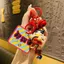 Vui Vẻ Chú Lolile Móc Khóa Hoạt Hình Sáng Tạo Xe Xích Búp Bê Schoolbag Mặt Dây Chuyền Nữ ins Cặp Đôi Quà Tặng Nhỏ 260501