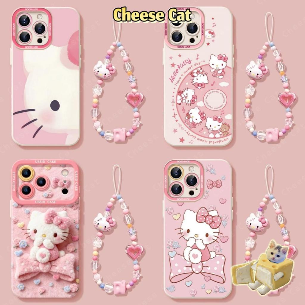 Bộ hai mảnh Loạt phim Kitty Ốp điện thoại cho iPhone 13 14 15 Plus 11 12 16 17 Pro Max XR Xs Max 7Plus 6 8 SE
