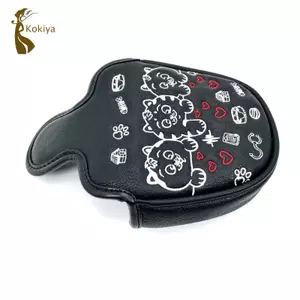 Golf Mallet Putter Cover Di Động Từ Da PU Headcover Cho Golfer Huấn Luyện Nữ Golf Phụ Kiện