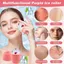 Mặt nạ đá mặt silicon hoa hồng mới Gel mềm Khay đá Công cụ nén lạnh để tẩy và Massage mặt
