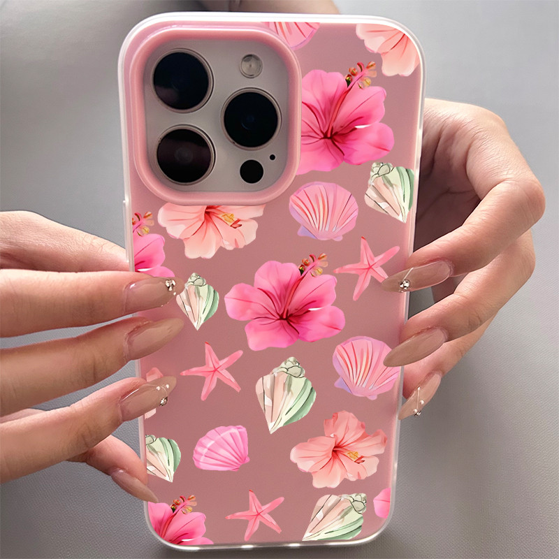 Ốp điện thoại họa tiết hình trái tim cho iPhone 17/16 Pro Max/15/14/13/12/11