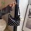 Túi Tote chấm bi hợp thời trang Springevenstar Túi xách nữ Túi đeo vai rộng rãi Lý tưởng để sử dụng du lịch hoặc văn phòng Springevenstar