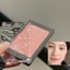 Phấn má hồng phấn FAVORITEGOODS‌, Bảng Highlighter Matte Shimmer chống nhòe, Phấn má hồng chống thấm nước lâu trôi màu hồng‌ Mỹ phẩm
